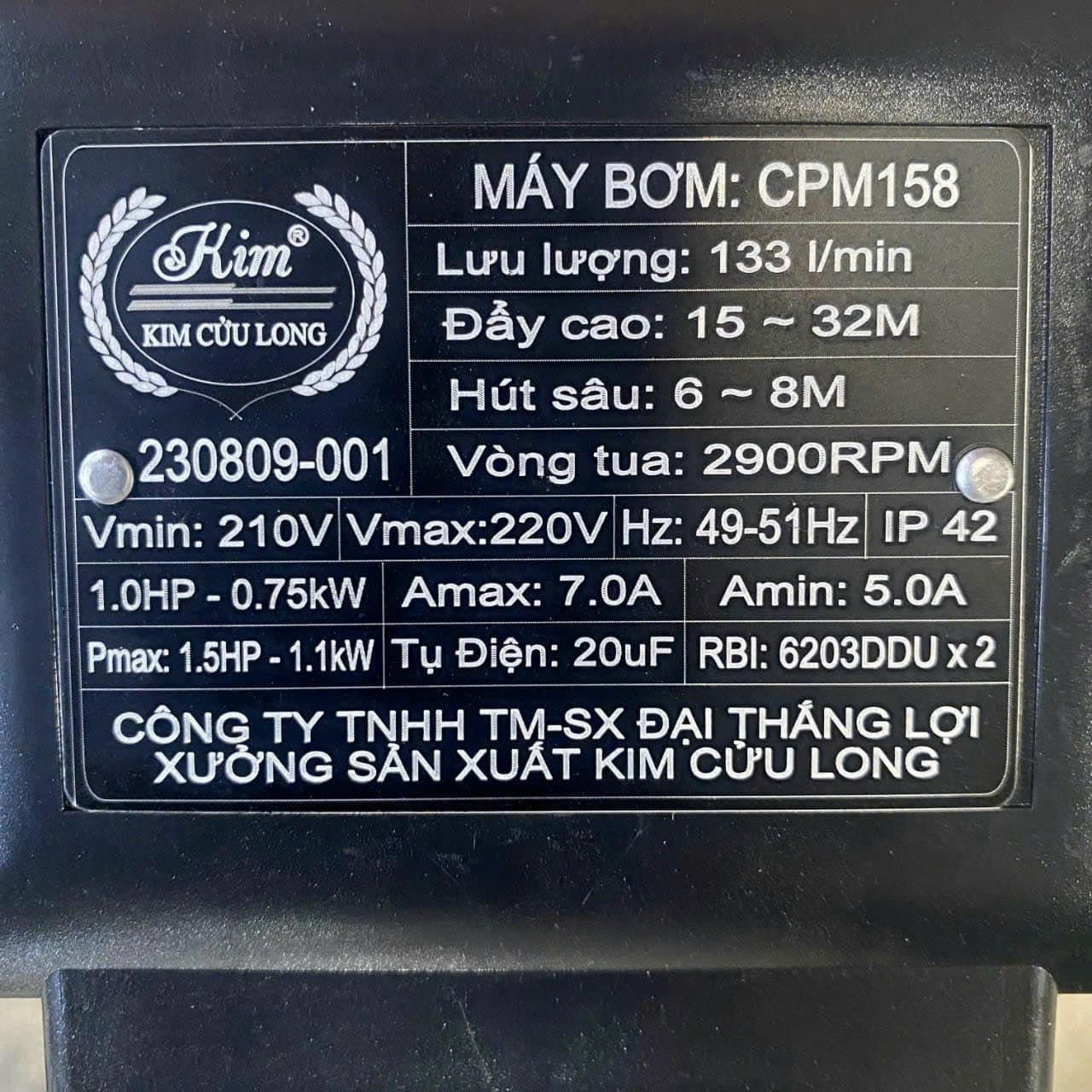 Bơm CPM Kim Cửu Long - Ảnh 3